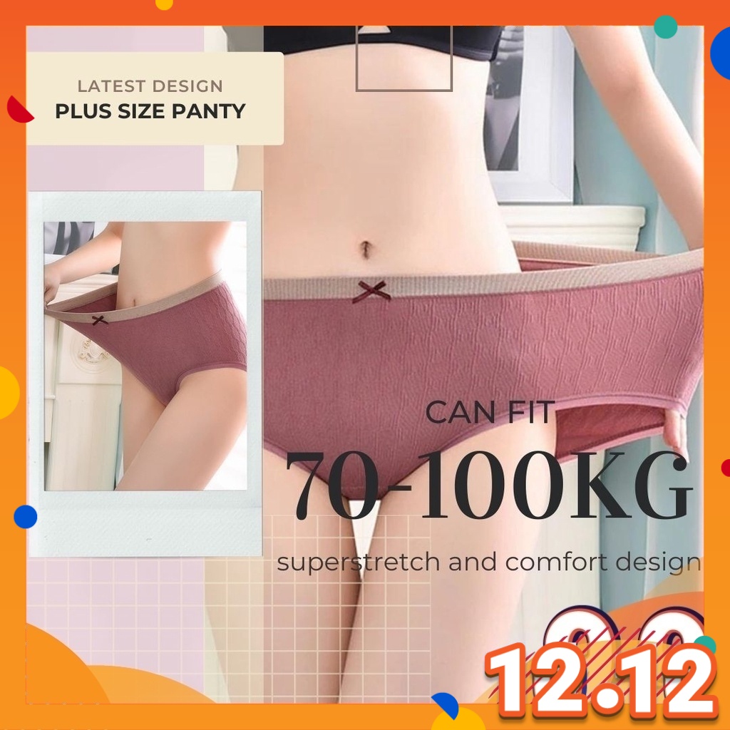 Cy 920 Plus Size Panties Seamless Panty Spender Seluar Dalam Perempuan