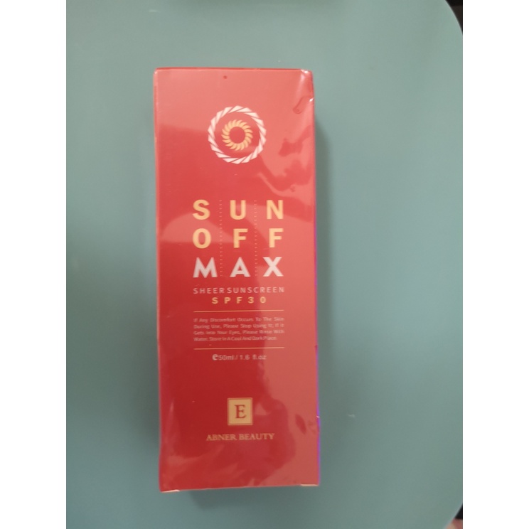 ABNER BEAUTY SUN OFF MAX SHEER SUNSCREEN SPF30 50ml | Shopee Malaysia