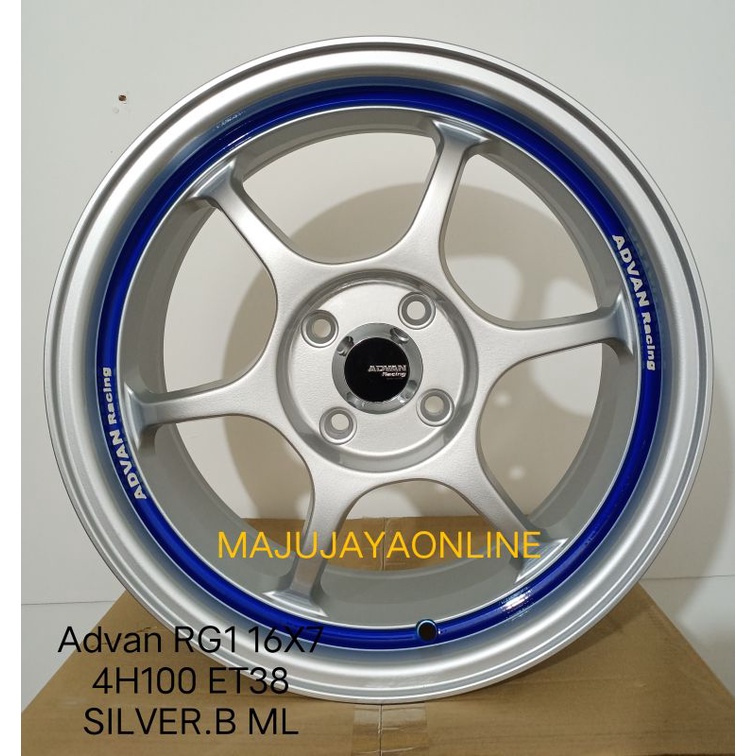 ADVAN RG1 SPORT RIM 16X7 4H100 &4H114 WHEELS(1SET) | Shopee Malaysia