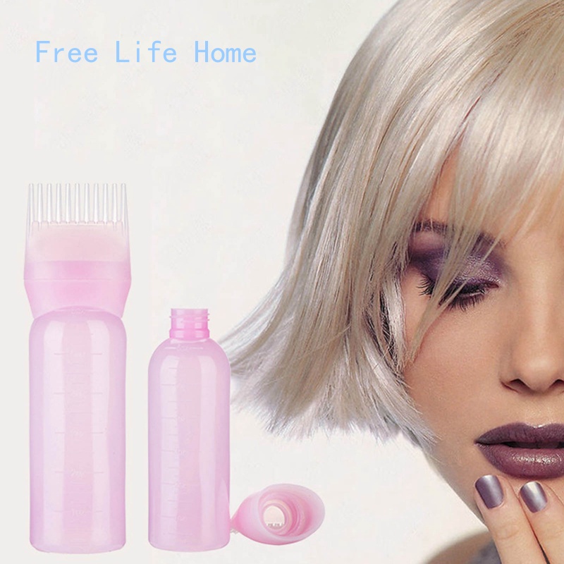 Root Comb Applicator Bottle With Graduated Scale Hair Dye Bottle