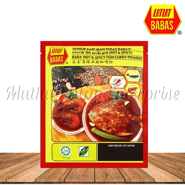 BABA'S FISH CURRY POWDER 250G | Shopee Malaysia