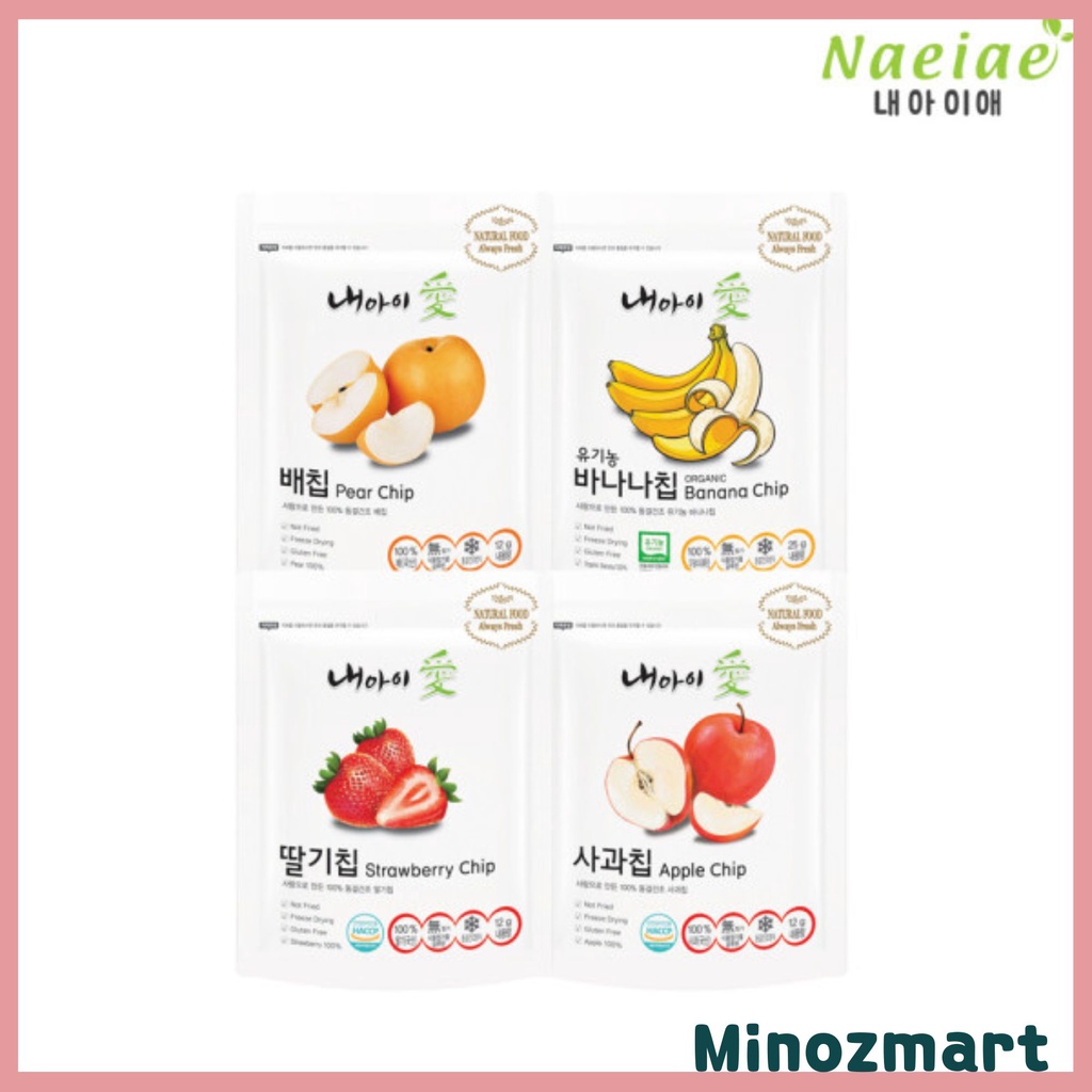 NAEIAE KOREA Freeze-Drying Fruit Chips 12g | Shopee Malaysia