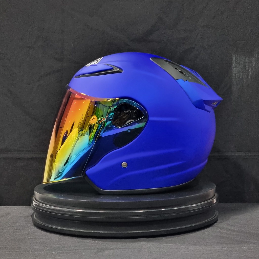 NHK Helmet R6 v2 Solid (Candy Blue Matt) | Shopee Malaysia