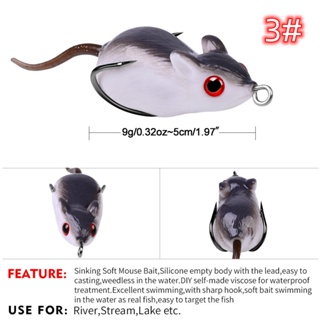 Mouse Frog Fishing Lure Soft, Simulation Frog Fishing Lures