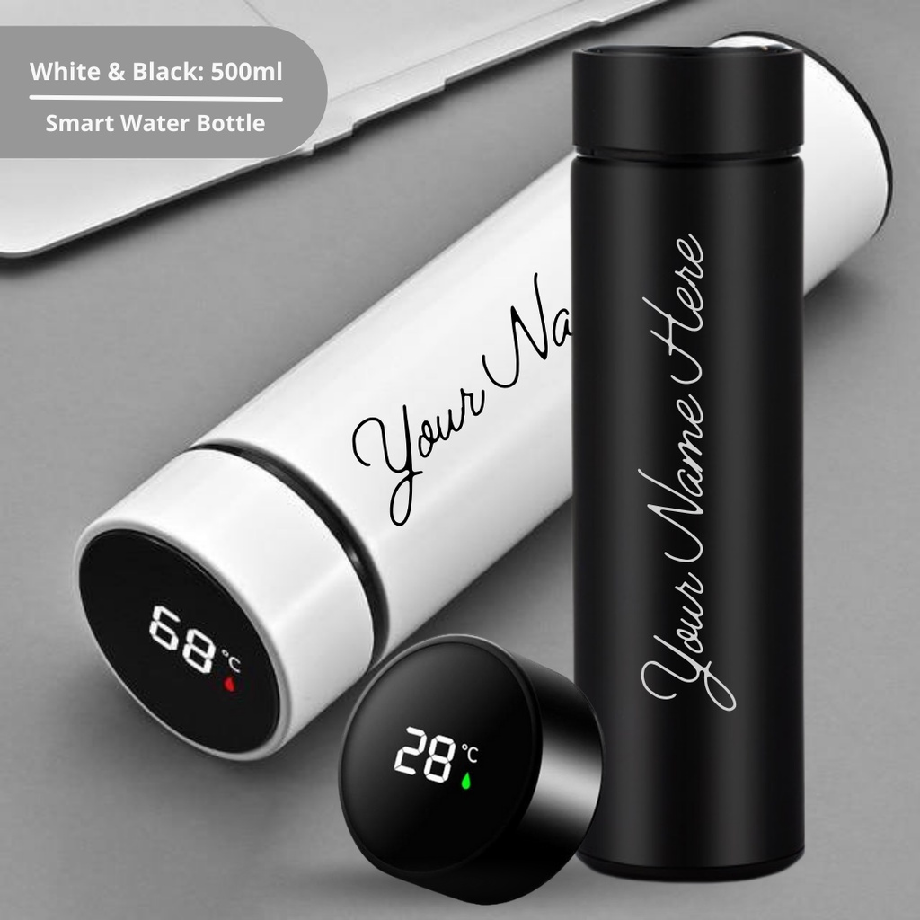 Customize Name Flask Smart LED temperature display Vacuum Flask