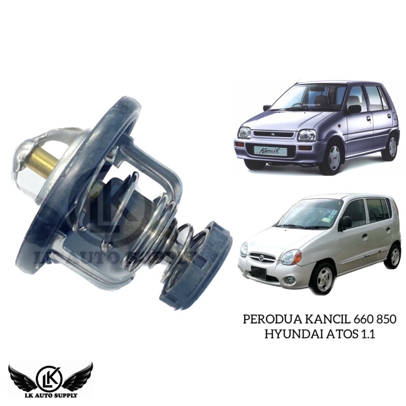 THERMOSTAT 82ºC PERODUA KANCIL 660 850 HYUNDAI ATOS 1.1 (WV44DC-82 ...