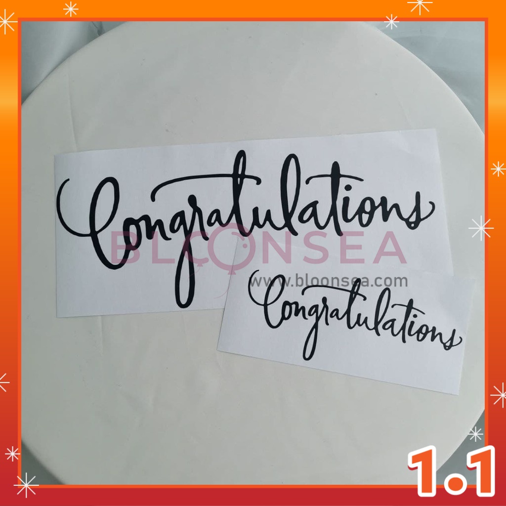 Congratulations Sticker Congrats Convocation Graduation Grad Graduate ...