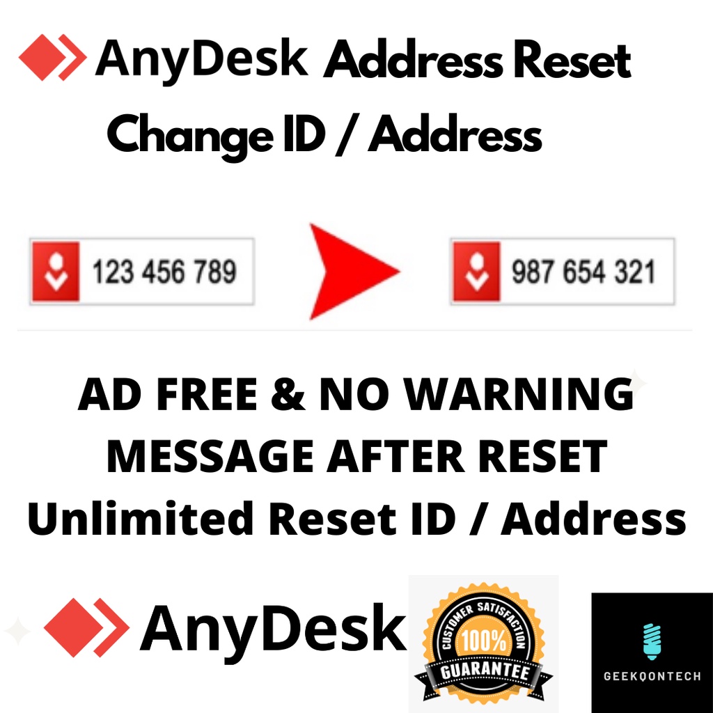 AnyDesk Reset & Change ID / Address Professional License Required