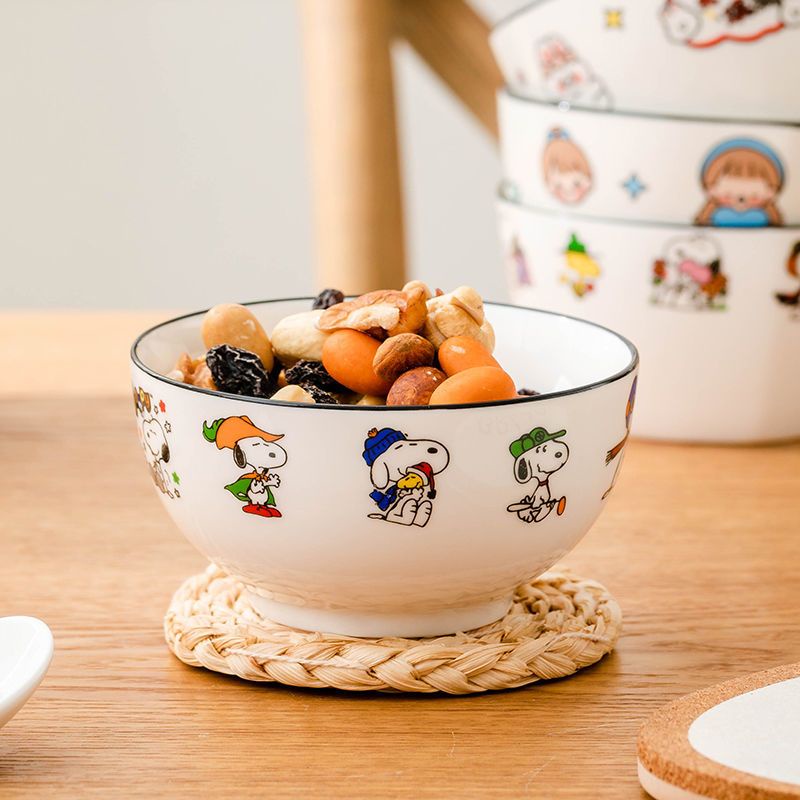 New arrival _Good Quality Snoopy Ceramic Rice Bowl 4.5 inch (Free ...