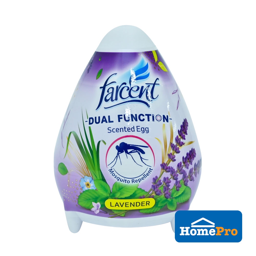Farcent Scented Gel Egg Air Freshener Mosquito Repellent LAVENDER