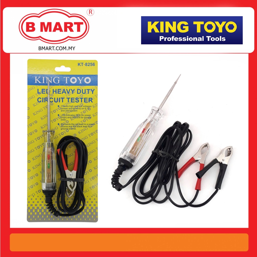 KING TOYO LED HEAVY DUTY CIRCUIT TESTER KT-8256 | Shopee Malaysia