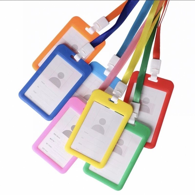 🇲🇾 ID Card Names Kad Nama Card Holders With Lanyard Card Name Tag Nama