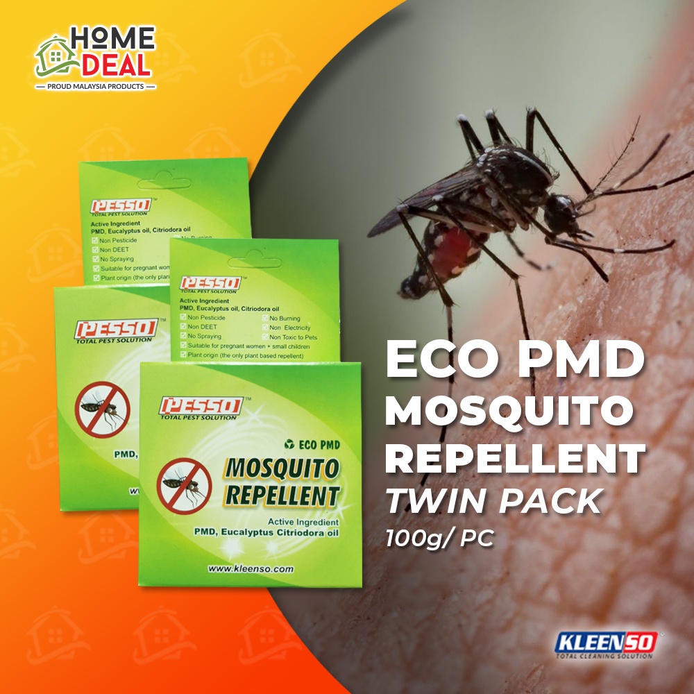 Kleenso Pesso Eco PMD Mosquito Repellent 100GM (TWINPACK) Gel Type ...