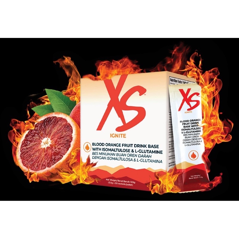 (Ready Stock) XS Ignite Blood Orange Fruit Drink Fat Burn Shopee Malaysia