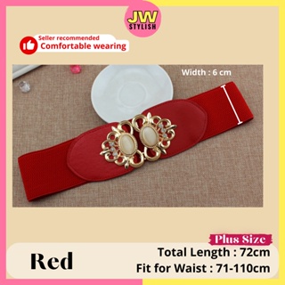 JW Stylish】Elastic Waist Band PLUS SIZE Big Size Belt Waist Belt Women Belt  for Dress Tali Pinggan Plus Size