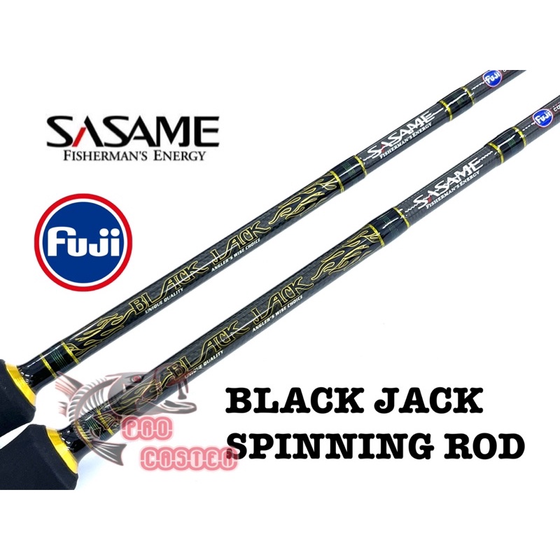 SASAME BLACK JACK SPINNING FISHING ROD