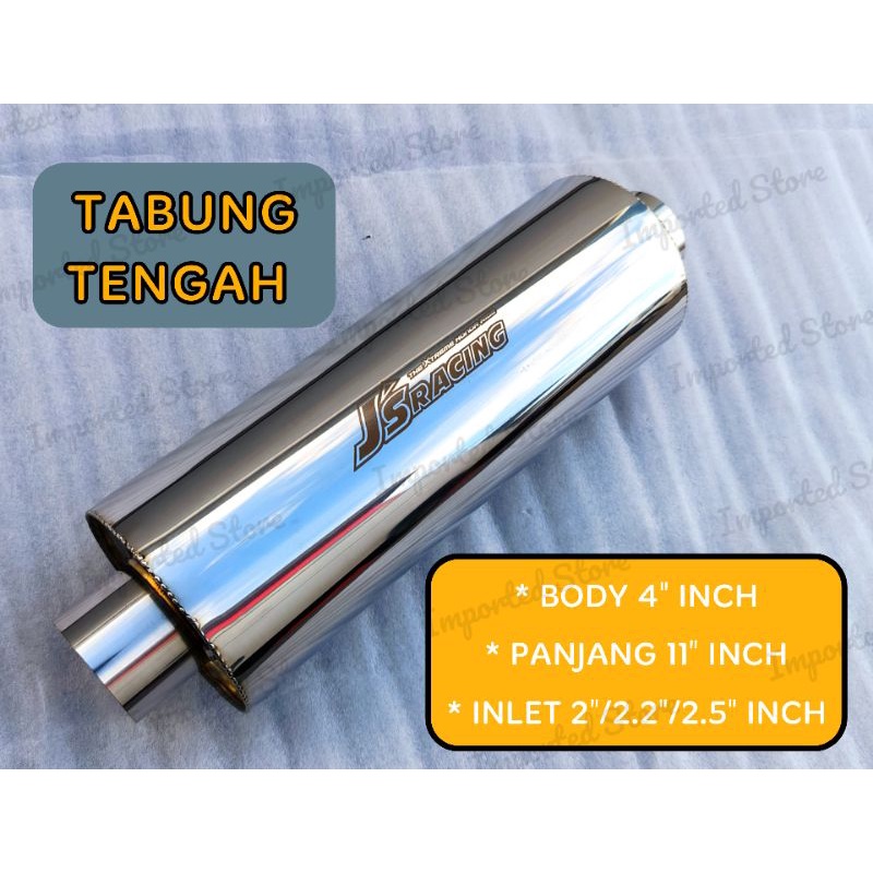 JS RACING / SPOON Tabung Tengah untuk Proton Iswara, Wira, Saga ...