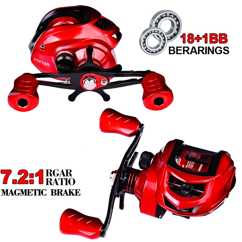 Fishing Reel18 1BBStrong Drag Force10kgCarp Fishing Reel White Fishing ...