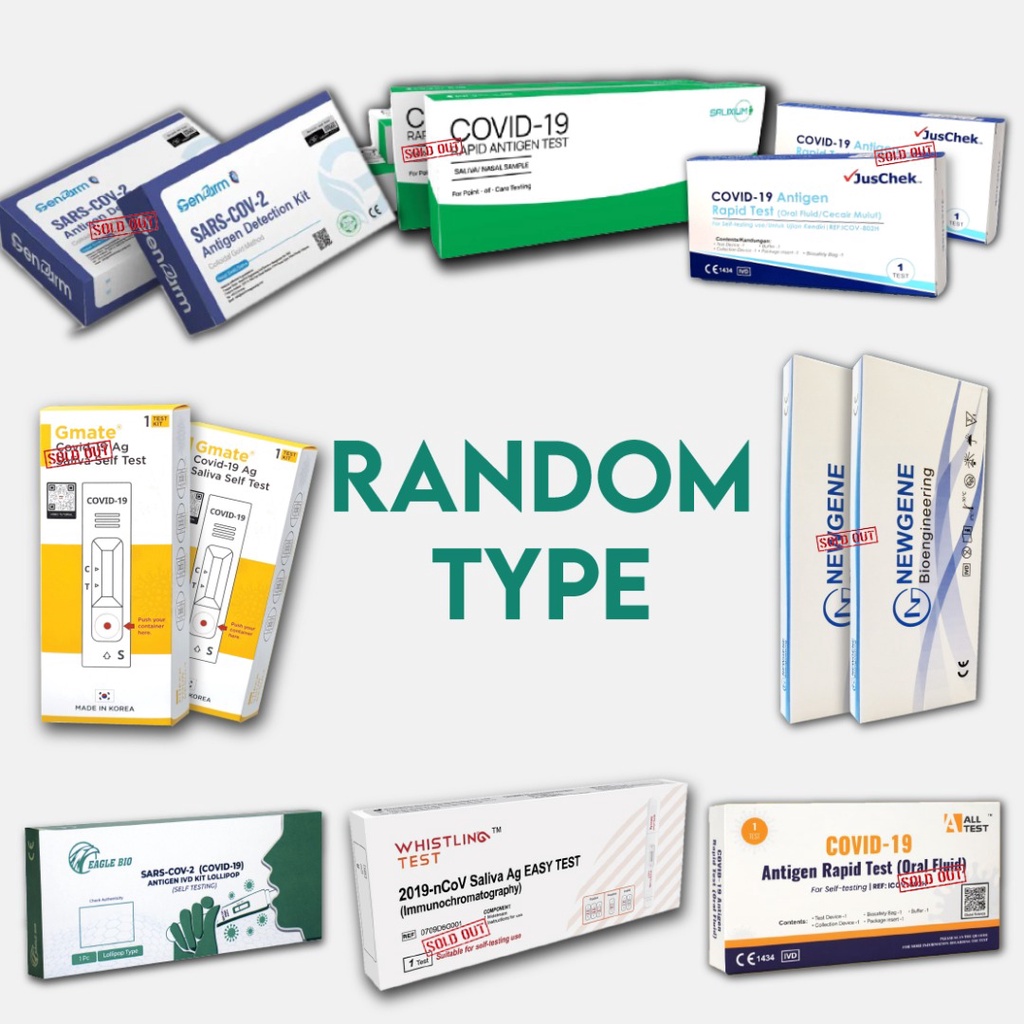 [READY STOCK] Genfarm Covid19 2 in 1 Nasal & Saliva Self Test Kit RTK