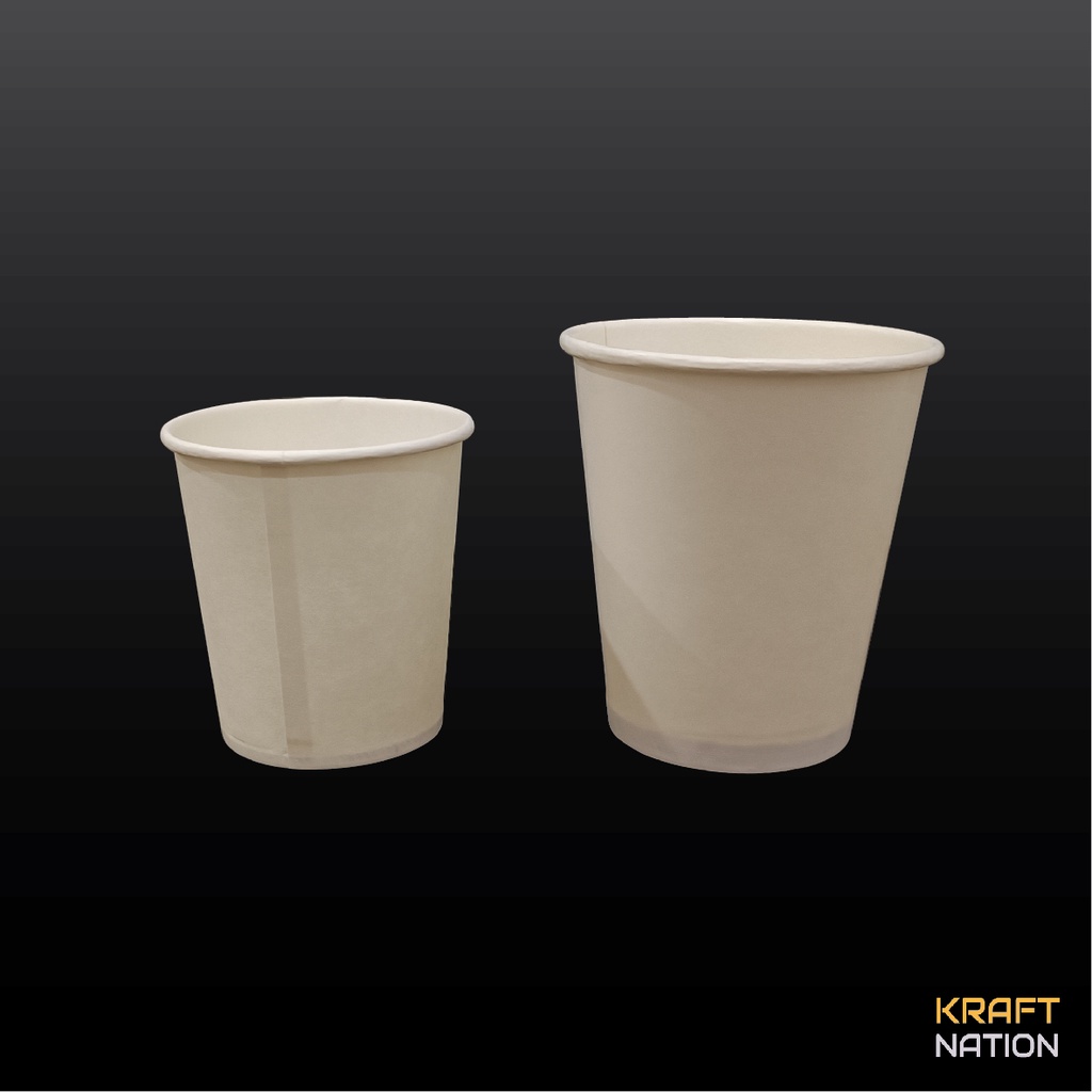 [Wholesale] 50pcs 1.5/2/4/6/8oz White Paper Cup Single Wall for Party ...