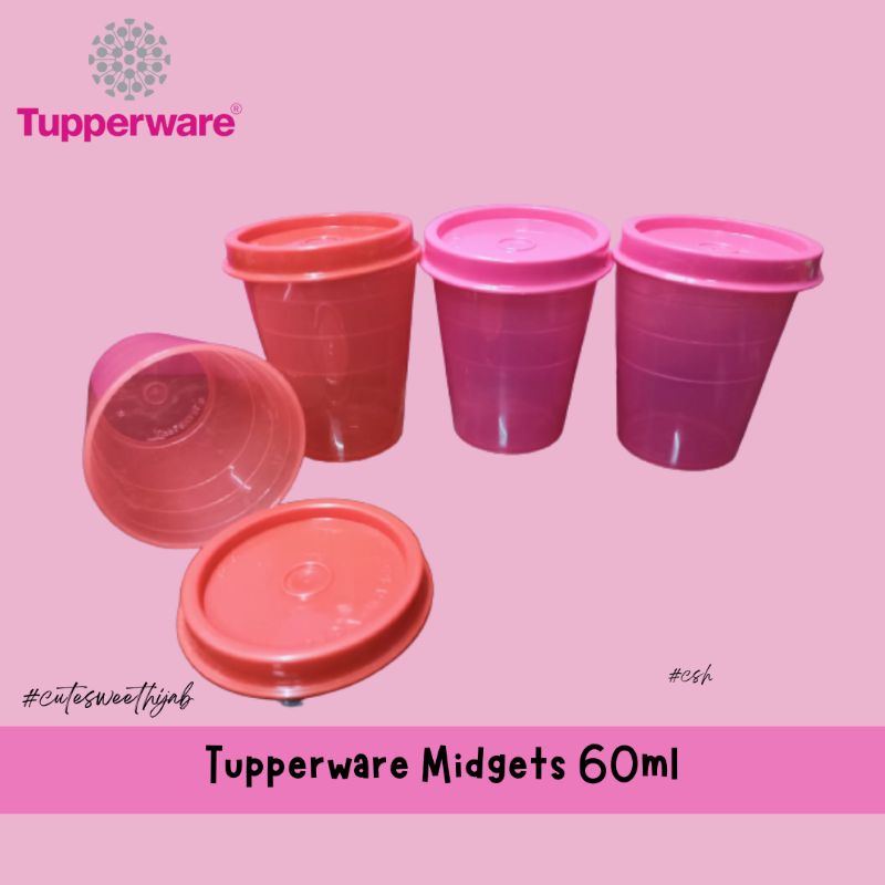 NEW TUPPERWARE BRANDS (MALAYSIA) MINI MIDGETS 60ml (1set=4pcs) # ...