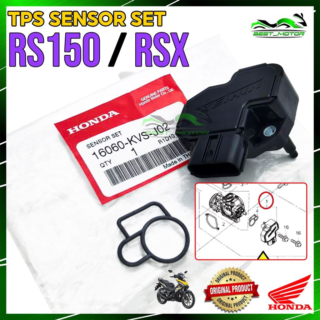 KEIHIN TPS SENSOR HONDA RS150 V1 V2 GENUINE PARTS THAILAND Shopee