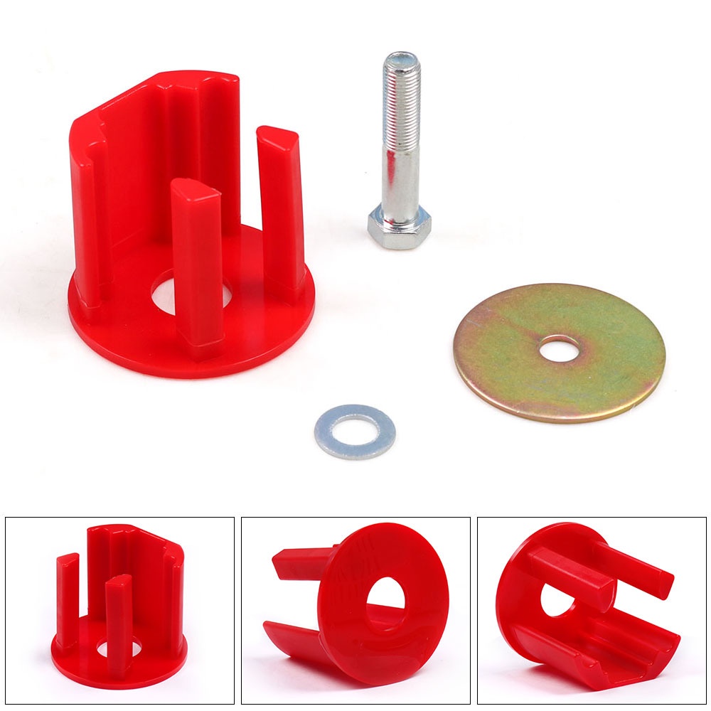 Engine Torque Arm Insert Dog Bone Mount Kit Red For VW Golf GTI Rabbit ...