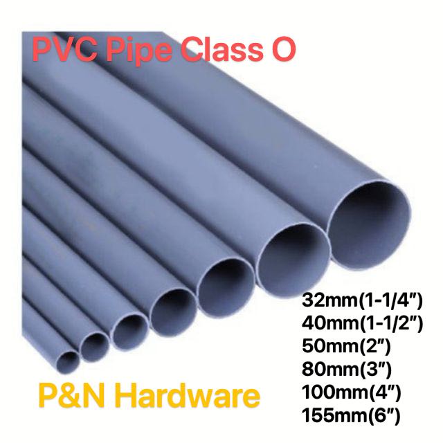 PVC PIPE(CLASS O)GREY 32MM(1-1/4''),40MM(1-1/2''),50MM(2''),80MM(3 ...