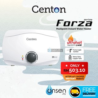 CENTON Multipoint Storage Water Heater - Neptune Series (30 u0026 50 Liters) |  Shopee Malaysia