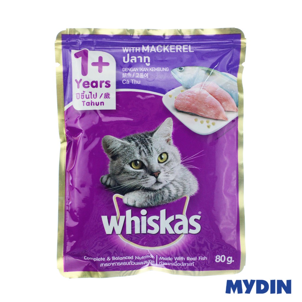 Whiskas Mackerel Cat Food (80g) Shopee Malaysia