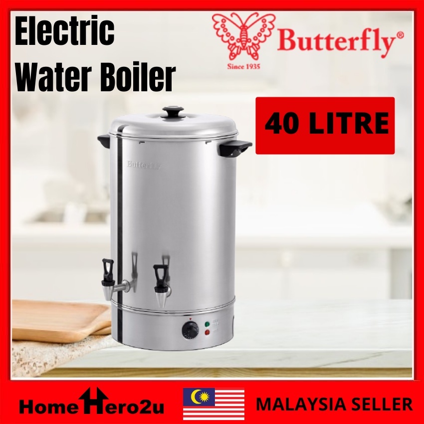 Butterfly WB40 Electric Water Boiler Stainless Steel 40 liter Homehero2u Shopee Malaysia