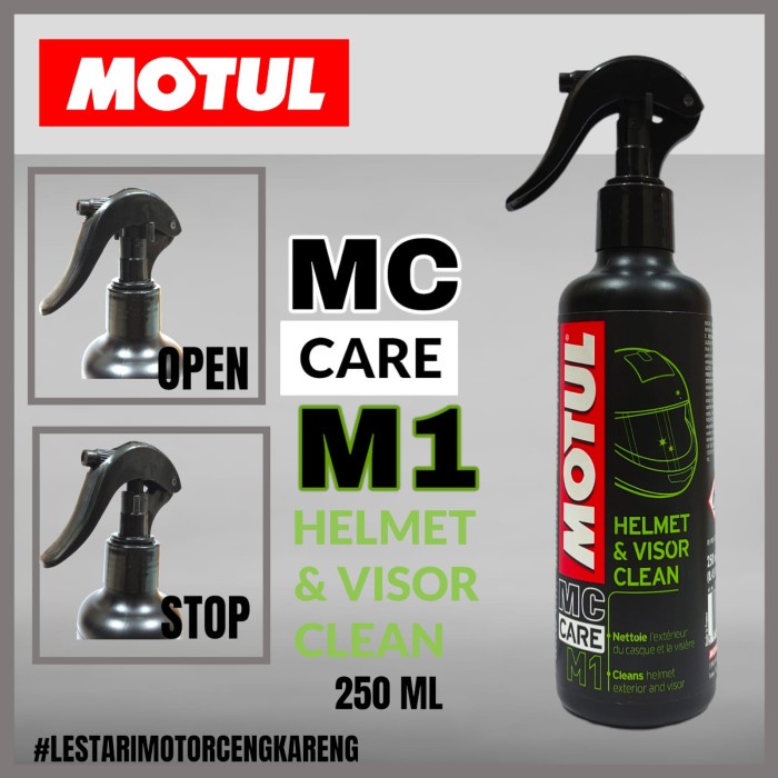 Motul Helmet Care M1 Cleaner Helmet Visor Agv Array Etc 250Ml Original