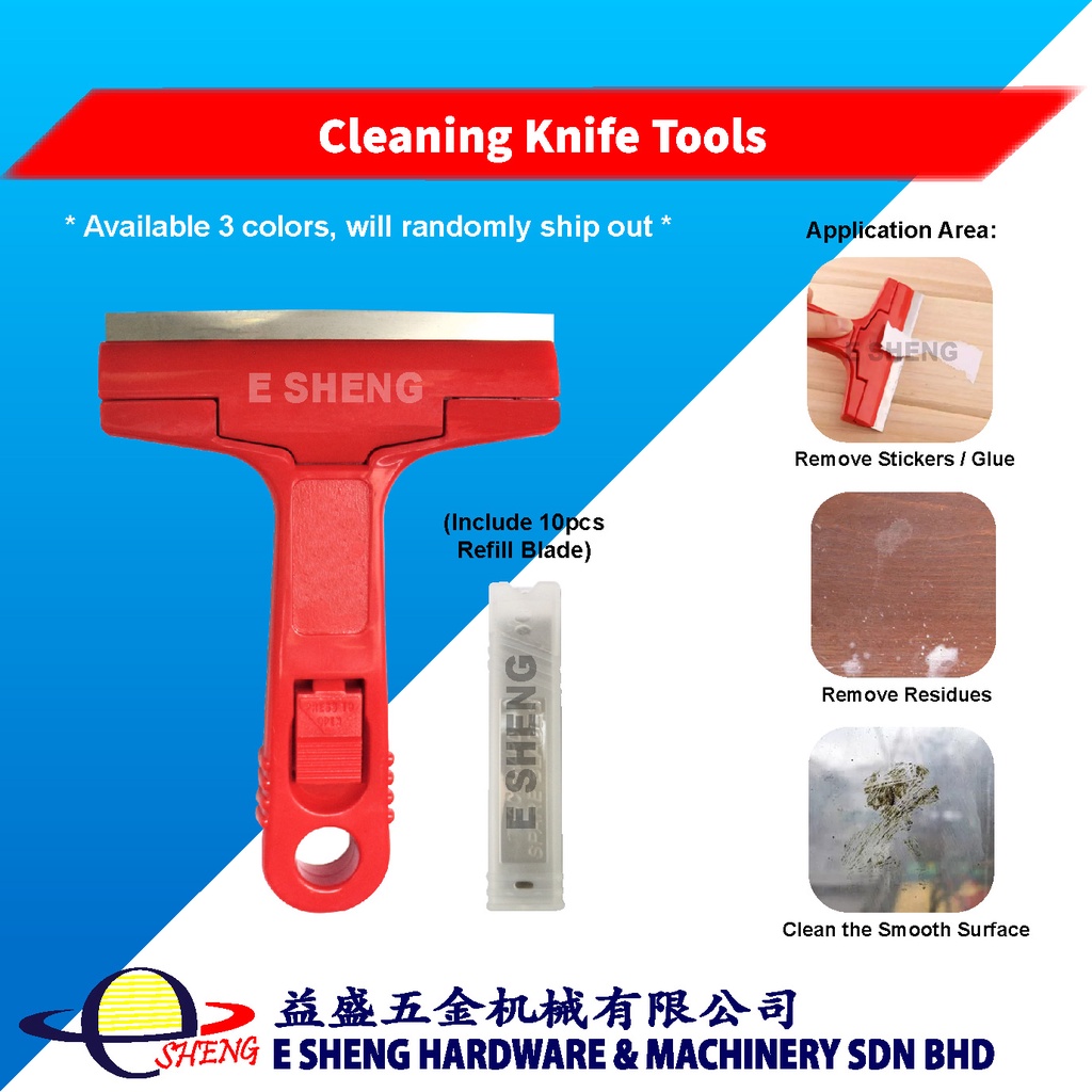 4'' Window Scraper Cutter Cleaning Knife Tools Cleaning Shovel Knife