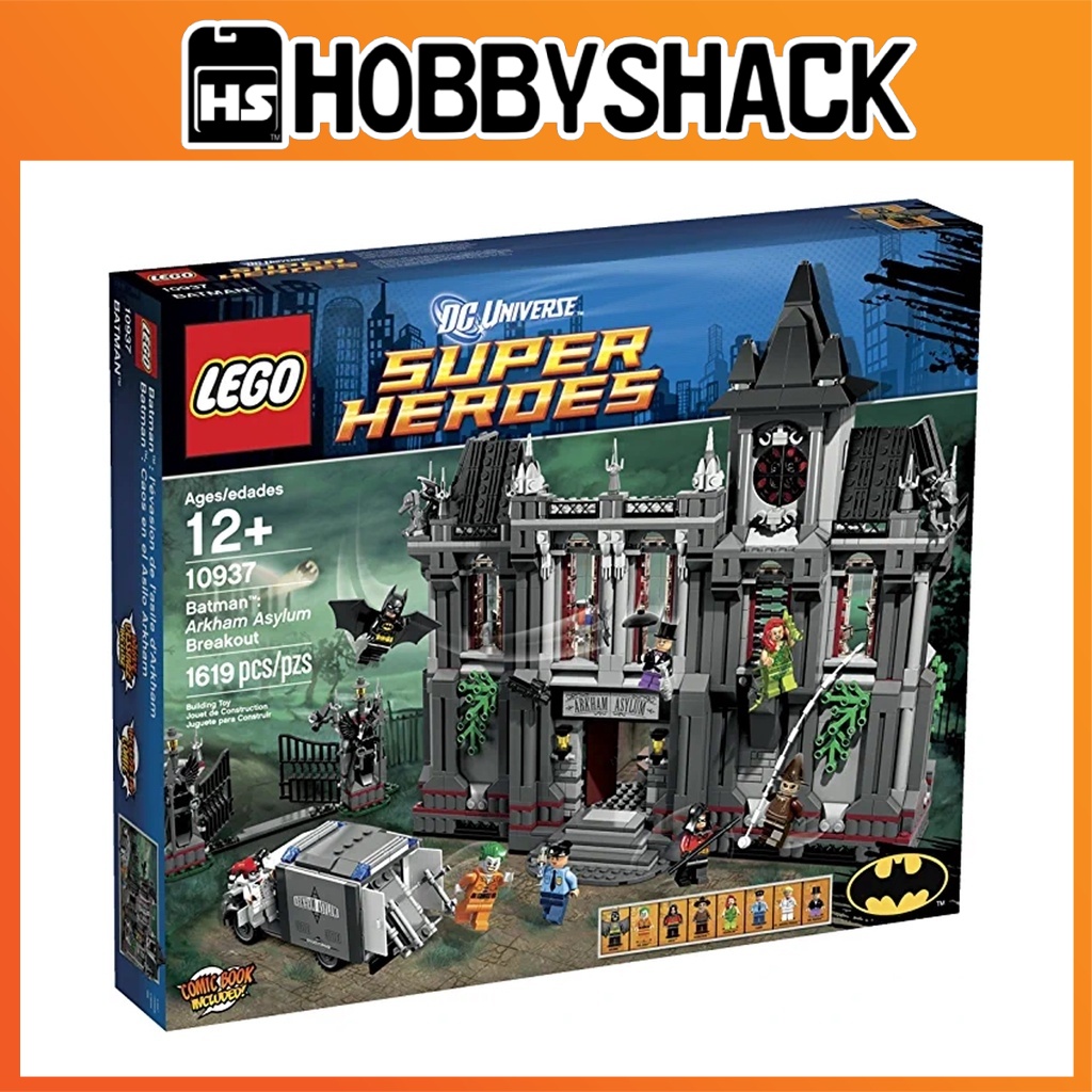 DC Super Heroes Arkham Asylum Breakout LEGO 10937 Shopee Malaysia