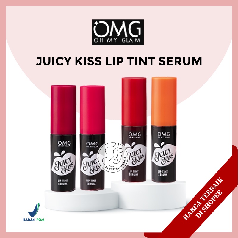 Omg Oh My Glam Juicy Kiss Lip Tint Serum - Lip Tint | Shopee Malaysia