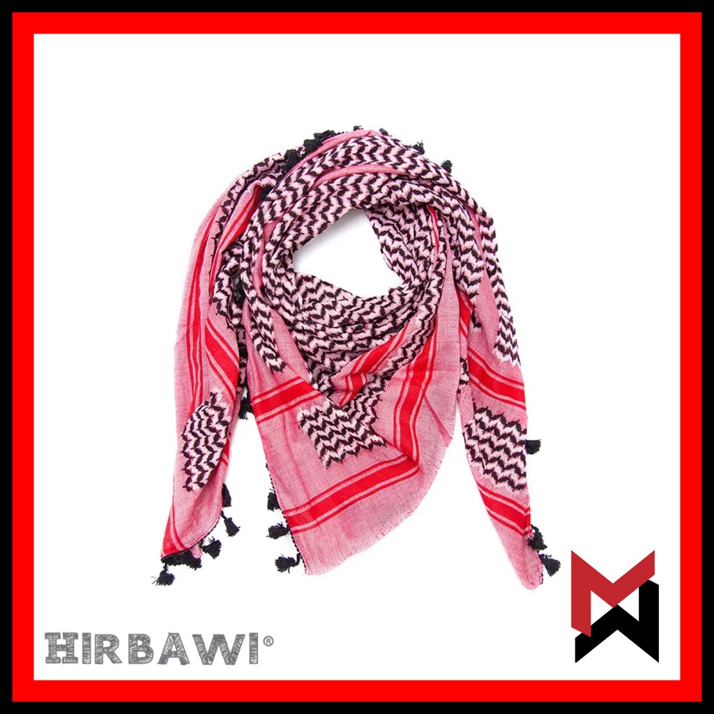 Hirbawi Kufiya - Amal Pink - Authentic Made in Palestine - Keffiyeh