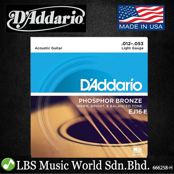 EJ16-10P Acoustic String Set EJ Phosphor BRZ RND WND