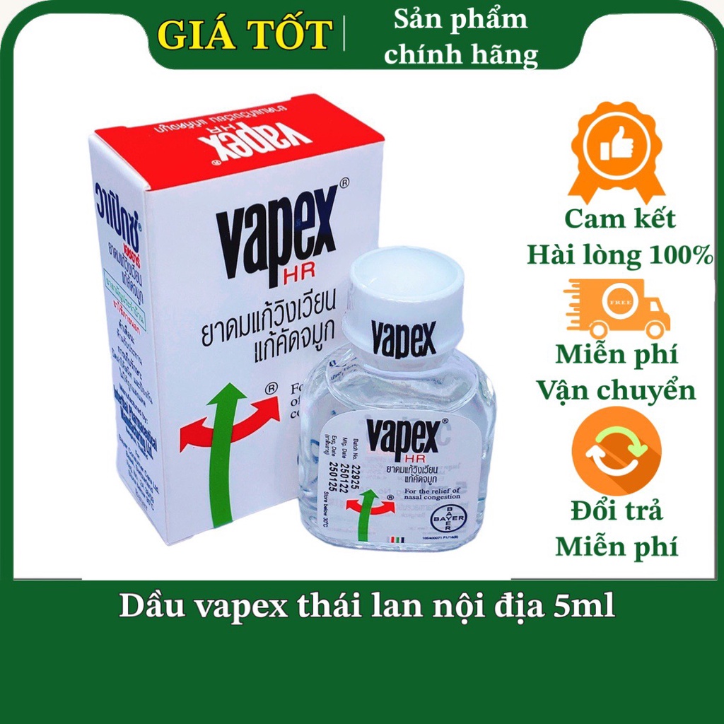 (New Domestic-date) Vapex Nasal Inhaler Oil 5ml Thailand | Shopee Malaysia