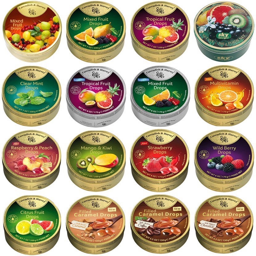 Cavendish & Harvey German Fruit Candy Tin Box Shopee Malaysia