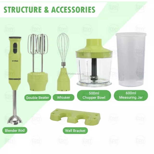 Khind 600W Hand Blender BH600AS Shopee Malaysia