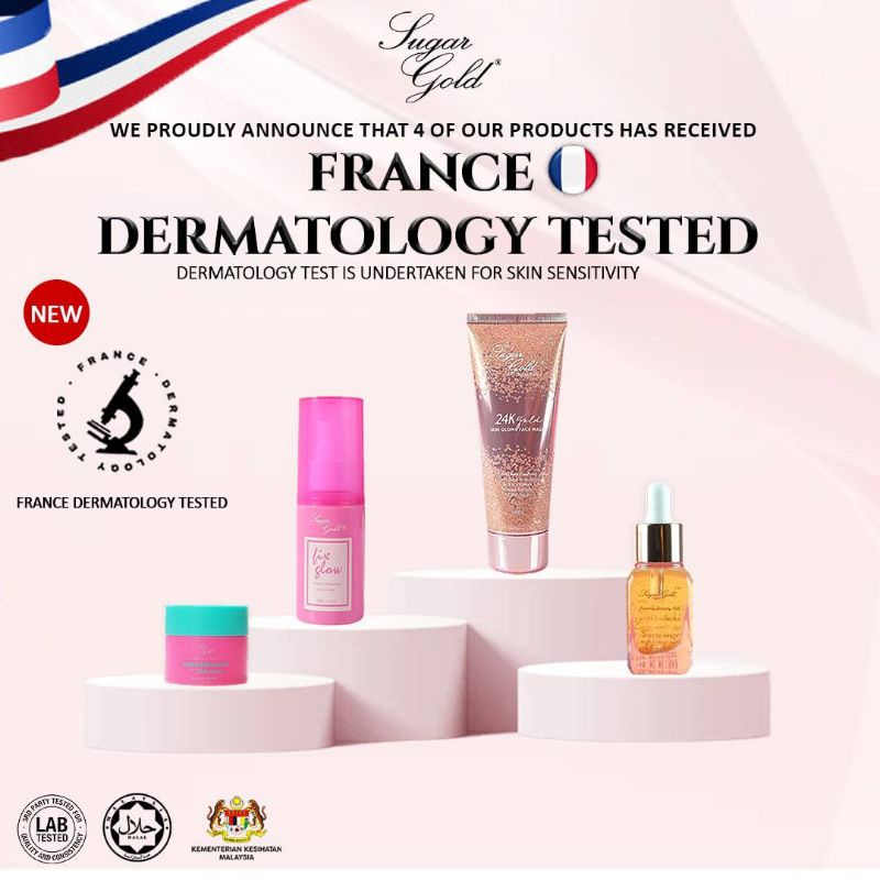 🔥 SUGAR GOLD 💯 READY STOCK HQ 📦 FREE POST 🔥 OIL SETTING SPRAY