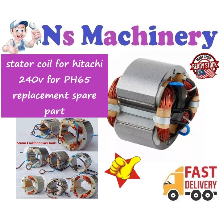 stator coil for hitachi 240v for PH65 replacement spare part | Shopee ...
