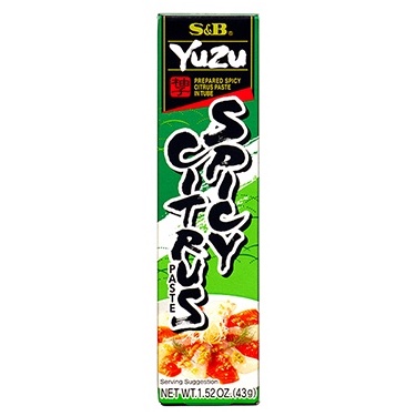 S&B Spicy Citrus Paste In Tube 43g Japanese Yuzu Kosho 柚子胡椒 | Shopee ...