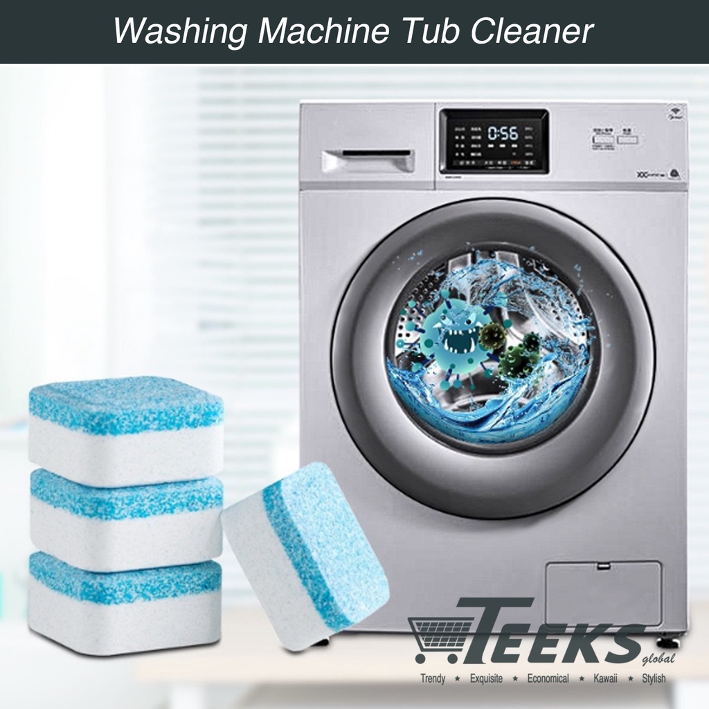 [1 PC] Washing Machine Tub Cleaner Tablet Cylinder Drum Cleaner 15g/pc
