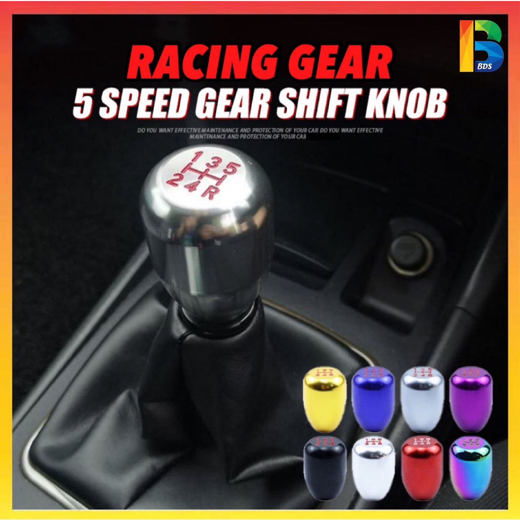 5 Speed Type R Gear Stick Shift Gear Knob Car Auto Modification Parts Gear Nob Racing Gear 9803