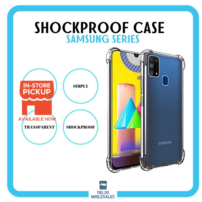 (FREE SCREEN PROTECTOR) SAMSUNG SERIES Clear SHOCKPROOF Transparent ...