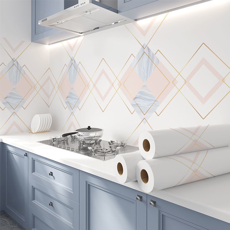 Kitchen Anti-Oil Stain Sticker Cabinet Door Waterproof And Moisture ...