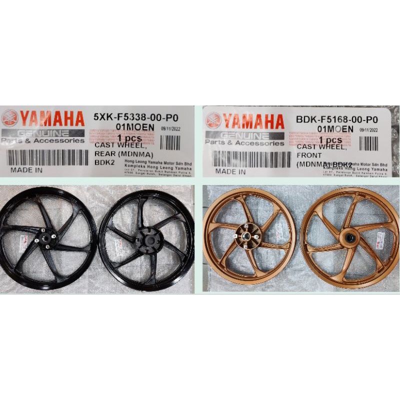 SPORT RIM 135LC FI V8 100% ORIGNAL (160/185-17) READY STOCK | Shopee ...