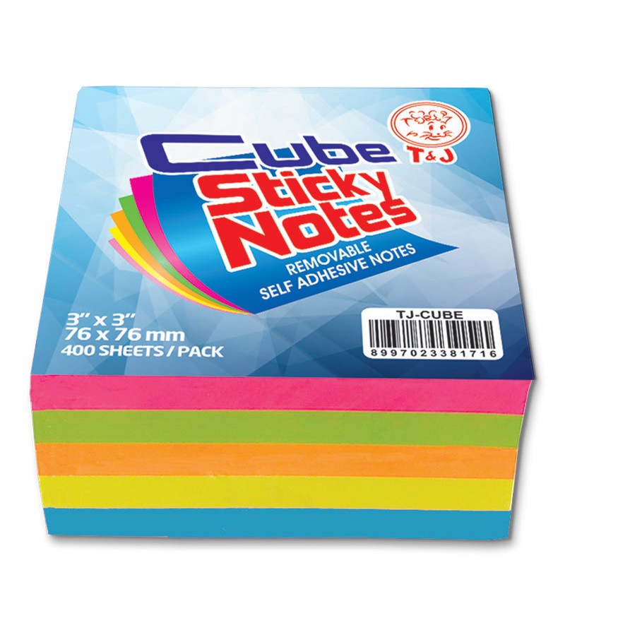 Sticky Notes TJ - Cube / Tom and Jerry Sticky Notes / 3x3 Square Paper ...
