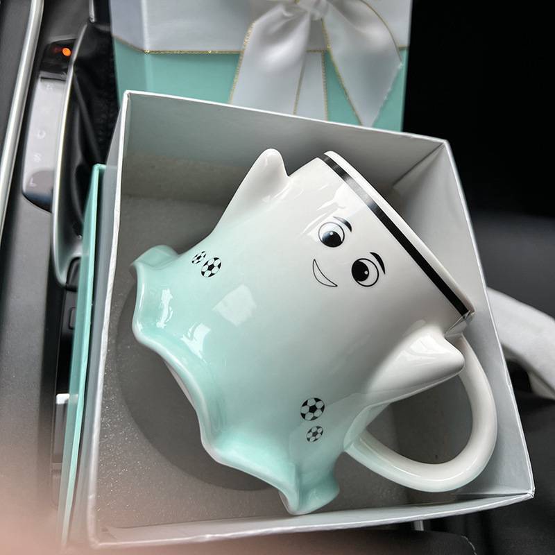 Kira Qatar prince ceramic cup FIFA World Cup Qatar 2022 cute cartoon